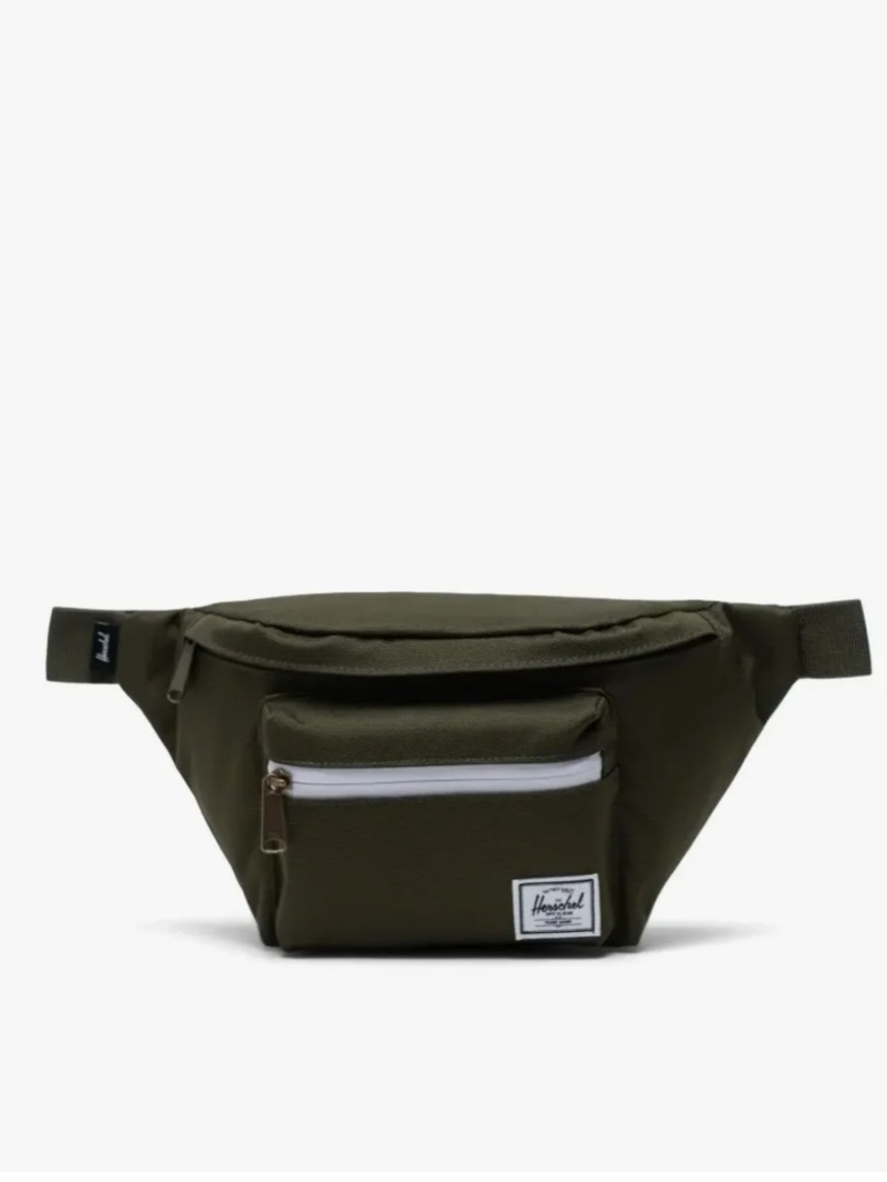 Herschel Supply Company Hip Pack in Ivy Green with White Zip